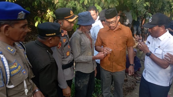 Pj Bupati dan Forkopimda Tinjau Lokasi Lokasi Temuan Biji Emas di Peudada